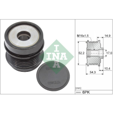 Schaeffler INA generátor szabadonfutó Schaeffler INA 535 0342 10 autóalkatrész