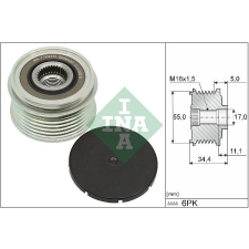 Schaeffler INA generátor szabadonfutó Schaeffler INA 535 0357 10 autóalkatrész