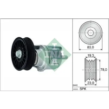 Schaeffler INA Szíjfeszítő, hosszbordás szíj 534 0185 10 autóalkatrész