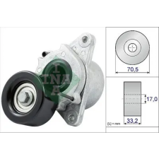 Schaeffler INA Szíjfeszítő, hosszbordás szíj 534 0435 10 autóalkatrész