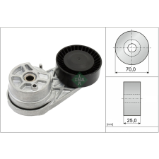 Schaeffler INA Szíjfeszítő, hosszbordás szíj Schaeffler INA 534 0725 10 autóalkatrész