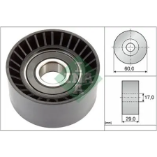 Schaeffler INA Szíjtárcsa/vezetőgörgő, hosszbordás szíj 532 0364 20 autóalkatrész