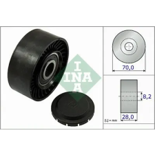 Schaeffler INA Szíjtárcsa/vezetőgörgő, hosszbordás szíj 532 0468 10 autóalkatrész