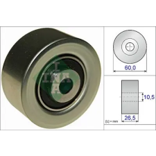 Schaeffler INA Szíjtárcsa/vezetőgörgő, hosszbordás szíj 532 0561 10 autóalkatrész