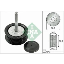 Schaeffler INA Szíjtárcsa/vezetőgörgő, hosszbordás szíj 532 0792 10 autóalkatrész