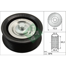 Schaeffler INA Szíjtárcsa/vezetőgörgő, hosszbordás szíj Schaeffler INA 532 0531 10 autóalkatrész