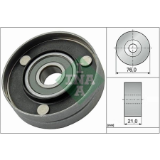 Schaeffler INA Szíjtárcsa/vezetőgörgő, hosszbordás szíj Schaeffler INA 532 0567 10 autóalkatrész