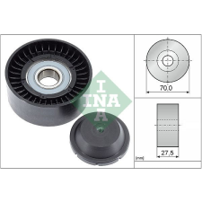 Schaeffler INA Szíjtárcsa/vezetőgörgő, hosszbordás szíj Schaeffler INA 532 0610 10 autóalkatrész
