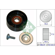 Schaeffler INA Szíjtárcsa/vezetőgörgő, hosszbordás szíj Schaeffler INA 532 0648 10 autóalkatrész
