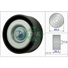 Schaeffler INA Szíjtárcsa/vezetőgörgő, hosszbordás szíj Schaeffler INA 532 0777 10 autóalkatrész
