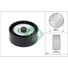 Schaeffler INA Szíjtárcsa/vezetőgörgő, hosszbordás szíj Schaeffler INA 532 0916 10 autóalkatrész