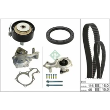 Schaeffler INA Vízpumpa + fogasszíj készlet 530 0960 30 autóalkatrész