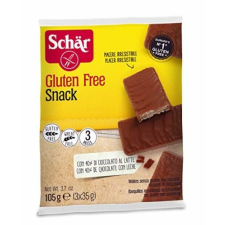  Schar gluténmentes csokoládés-mogyorós ostyaszelet 3x35g 105 g gluténmentes termék