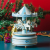 Schenopol Kft Zenélő karácsonyi körhinta dekoráció Kék