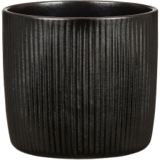 Scheurich 900 Solido Linea kaspó 13 cm átmérő x 12 cm Ebano kerti dekoráció
