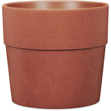 Scheurich Groove+ kaspó 28,5 cm mahagóni kerti tárolás