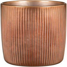 Scheurich kaspó Solido Linea 909 13 cm x 11,7 cm Brilliant Copper kerti dekoráció