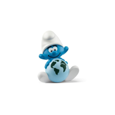 Schleich 20844 Törp figura földgömbbel - Hupikék Törpikék játékfigura