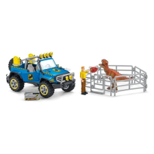 Schleich 41464 41464 Terepjáró kerítéssel dinoszaurusznak játékfigura