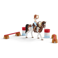 Schleich 42441 Hannah western lovaglókészlete játékfigura