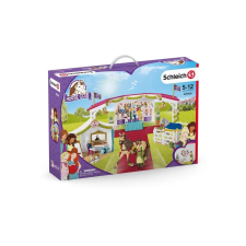 Schleich 42466 Nagy lovasbemutató játékszett - Horse Club játékfigura