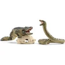 Schleich 42559 Anakonda és aligátor csatája játékfigura
