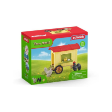 Schleich 42572 Mobil csirkeól játékszett - Farm World játékfigura