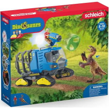 Schleich 42604 Dínó elfogó teherautó raptorral játékfigura