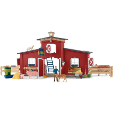 Schleich 42606 Farm istállóval és állatokkal játékfigura