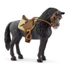 Schleich 42708 Pura Raza Espanola kanca nyereggel és kantárral játékfigura