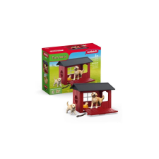 Schleich 42722 Kutya Kennel Golden Retrieverrel játékszett - Farm World játékfigura