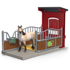 Schleich 42724 Istálló box musztáng kancával játékfigura