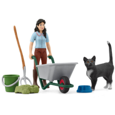 Schleich 42747 játékkészlet fürdéshez és ápoláshoz játékfigura