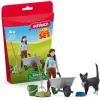 Schleich : Almozó szett cicával (42747)