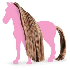 Schleich Barna és arany farok- és sörénykiegészítők lovakhoz 42653 játékfigura