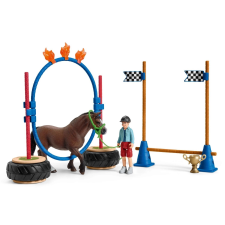 schleich farm world póni agility verseny készlet játékfigura