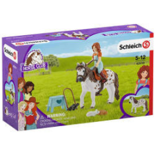 Schleich Horse Club Mia és Spotty (42518) játékfigura