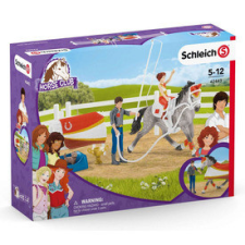 Schleich Horse Club Mia lovastorna lovaglókészlete játékfigura