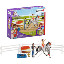 Schleich HORSE CLUB Mia’s vaulting riding set (42443) játékfigura