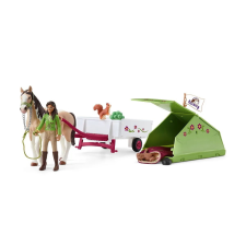 Schleich HORSE CLUB Sarah's Camping Adventure (42533) játékfigura