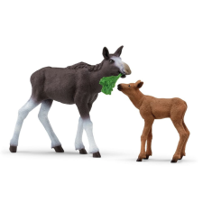 Schleich Jávorszarvas borjúval 42603 játékfigura