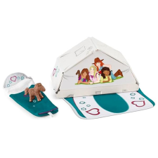 Schleich Kemping tartozékok játékfigura