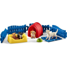 Schleich Kölyökkutya kennel 42480 játékfigura