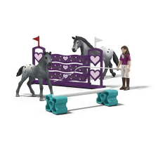 Schleich Lisa edzése a versenyre 42776 játékfigura