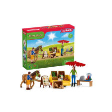 Schleich mobil piaci stand játékfigura