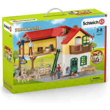 Schleich Schleich 42407 Farm ház istállóval és állatokkal játékfigura