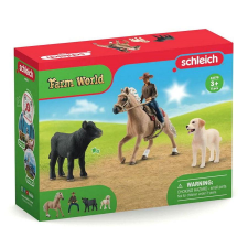 Schleich Western Lovaglás figura (42578) (SLH42578) játékfigura
