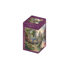 Schmidt 1000 db-os fa puzzle - Village by the Lake, Thomas Kinkade (59800) puzzle, kirakós