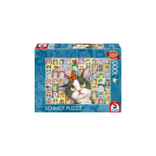 Schmidt 1000 db-os puzzle - Cat mimic (59759) puzzle, kirakós