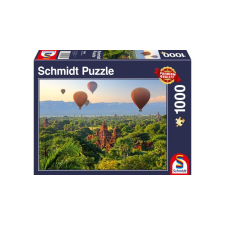 Schmidt 1000 db-os puzzle - Hot air balloons - Mandalay, Myanmar (58956) puzzle, kirakós